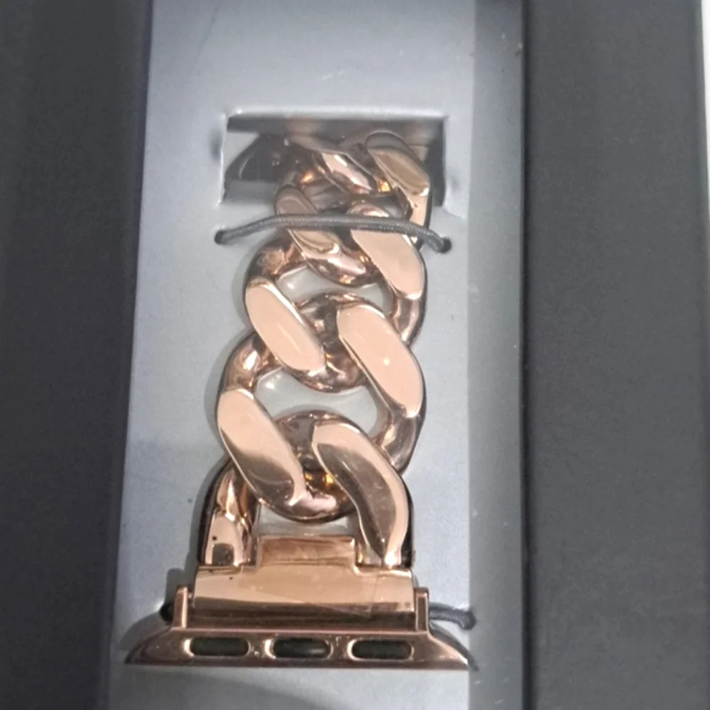 Vince Camuto Rosegold Curb-Chain Bracelet For Apple Watch